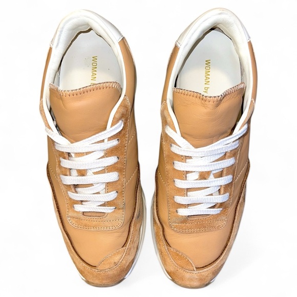 Common Projects | Tan Track 80 Leather Designer Sneaker Women’s 39 US 8.5 - Picture 2 of 12